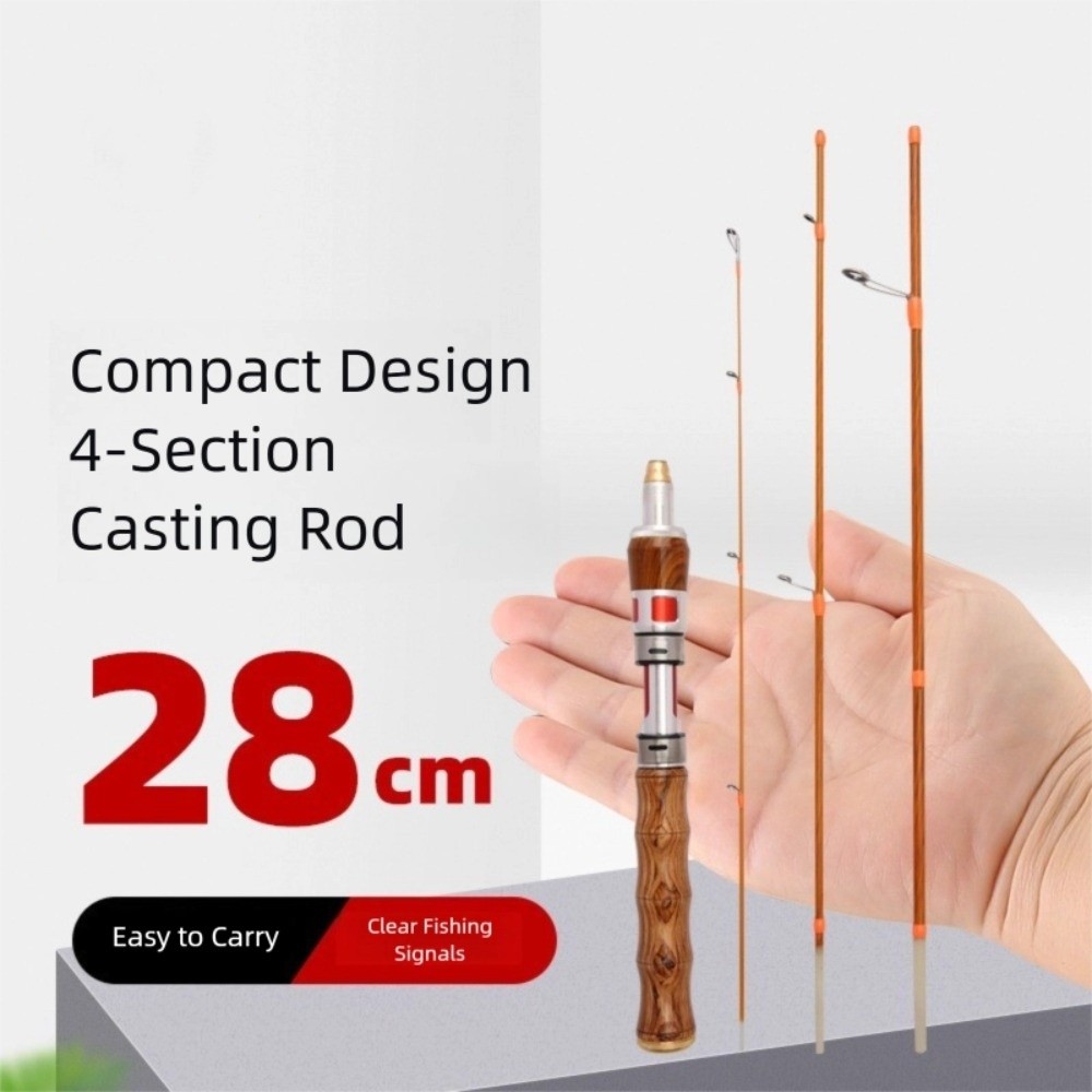 Fishing Rod Spinning - 4 Sections Spinning Fishing Rod UL