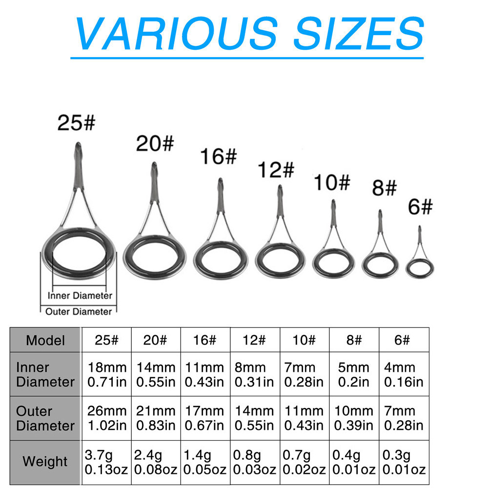 Fishing Rod Guides Fishing Rod - Fishing Rod Guide Replacement review and price