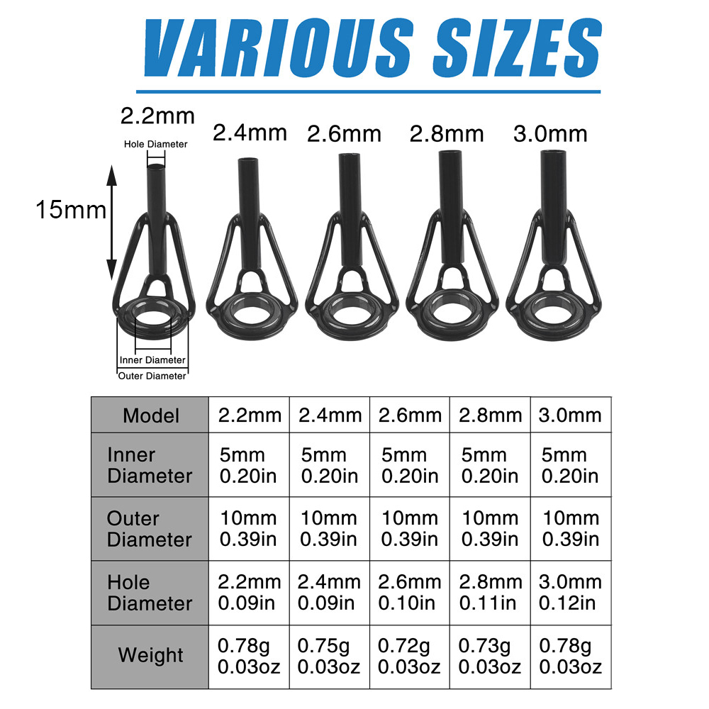 Fishing Rod Guides Fishing Rod - Fishing Rod Guide Replacement review and price