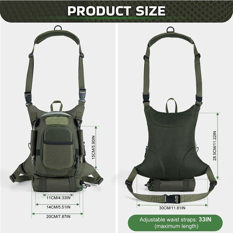 New Fly Fishing Chest Pack Lig - Fishing Rod Fly review and price
