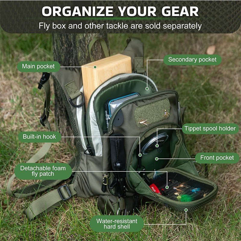 New Fly Fishing Chest Pack Lig - Fishing Rod Fly review and price