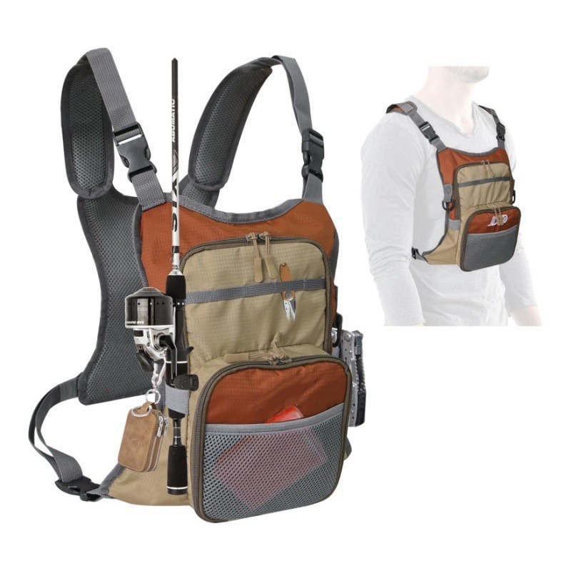 Waterproof Fishing Chest Bag,  - Fishing Rod Fly review and price